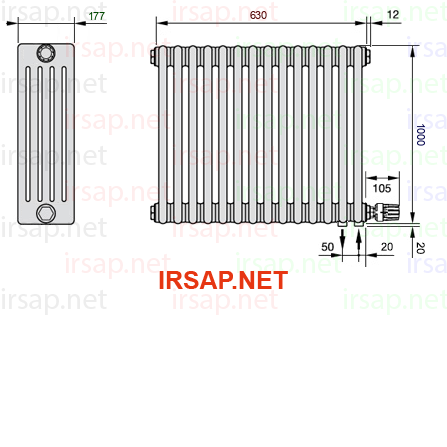 Радиатор IRSAP Tesi 51000/14 T26 CL 01